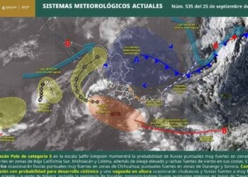temporal de lluvias hoy