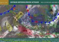 temporal de lluvias y contrastes térmicos