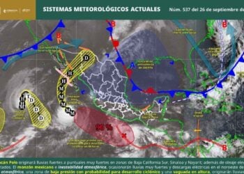 temporal de lluvias y contrastes térmicos