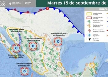 tormentas eléctricas en Tamaulipas