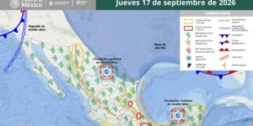 tormentas eléctricas y vientos en Tamaulipas