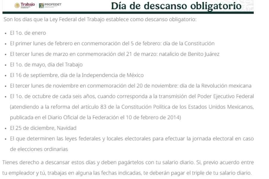 trabajar HOY 16 de septiembre