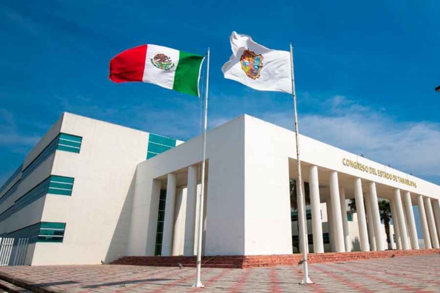 trabajos remodelación Congreso Tamaulipas