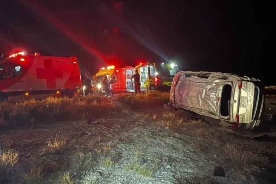volcadura en la carretera Saltillo-Monclova