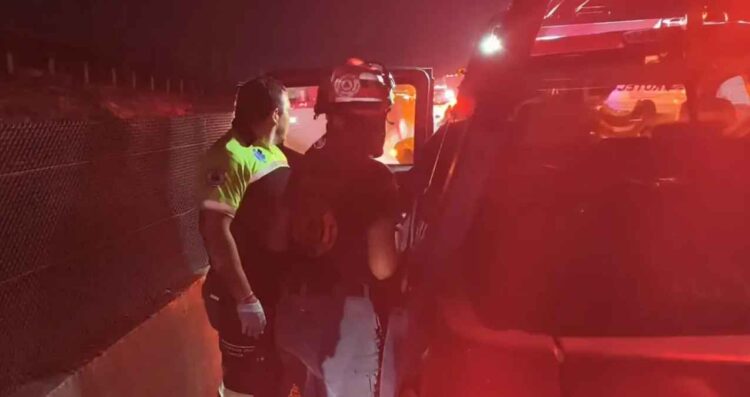 Accidente múltiple en Libramiento Noroeste