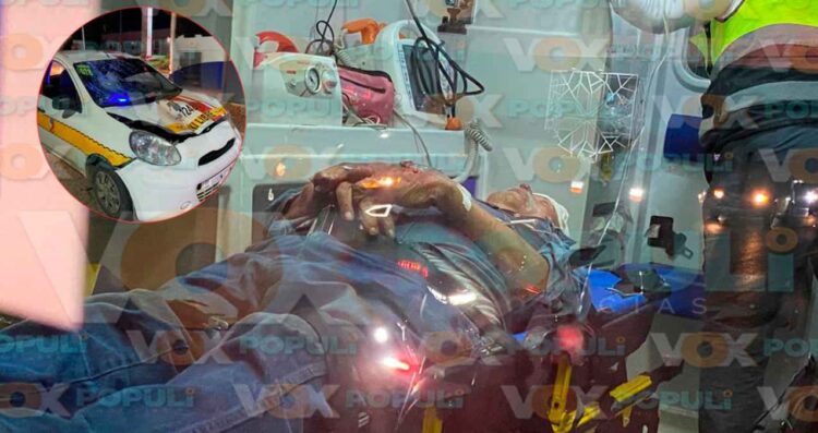 Adulto mayor atropellado en Tampico