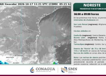 Aire polar descenso Tamaulipas