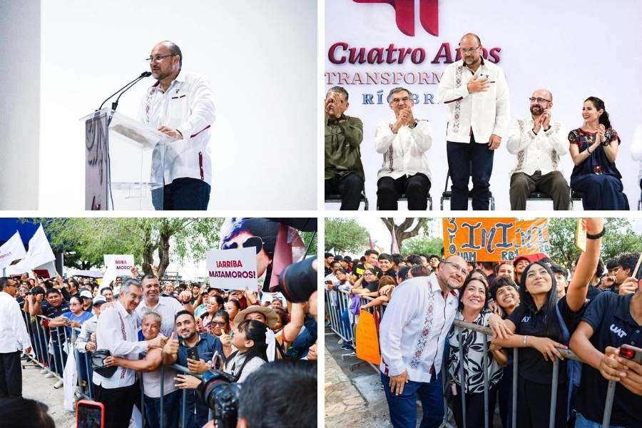 Américo Villarreal en Río Bravo