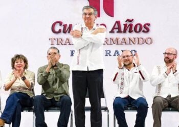 Américo Villarreal en Río Bravo