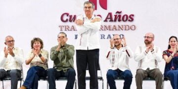 Américo Villarreal en Río Bravo