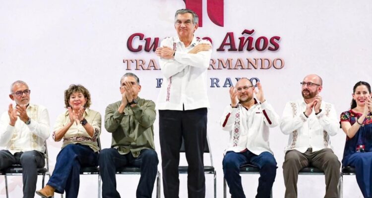 Américo Villarreal en Río Bravo