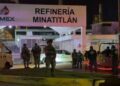 Ataque refinería Minatitlán heridos