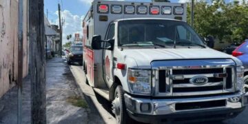 Auxilian motociclista Morelos en Matamoros