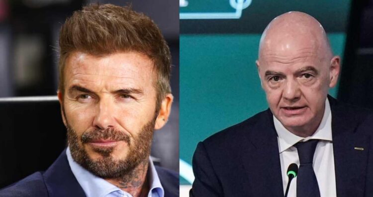 Beckham Infantino presidencia de la FIFA