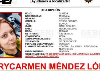 Buscan madre hijo Escobedo