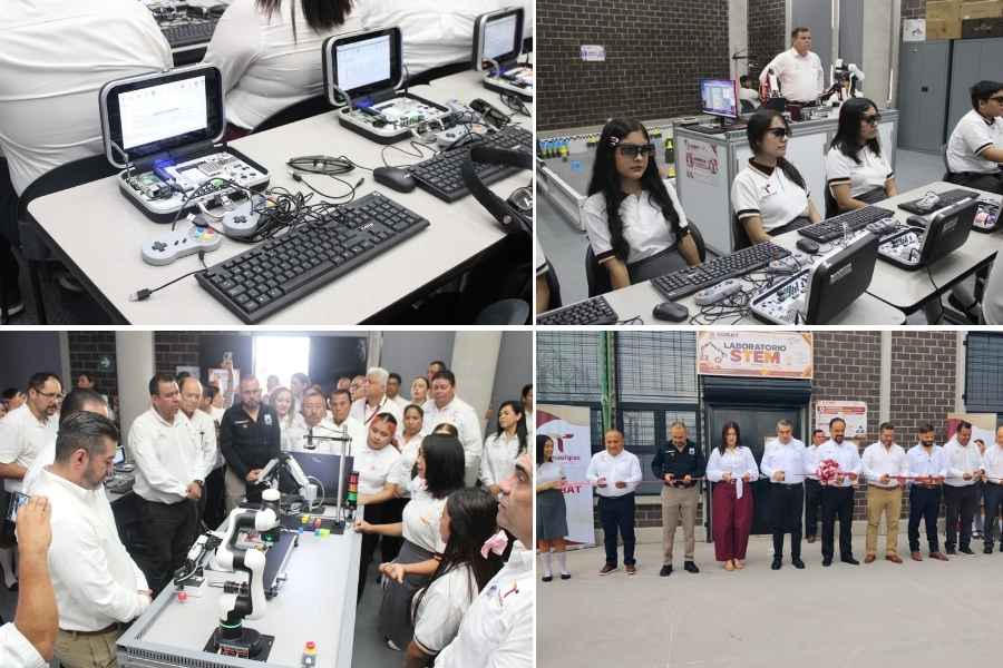 COBAT laboratorio de robótica Matamoros