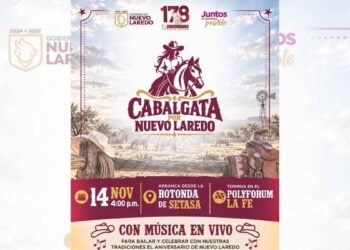 Cabalgata por Nuevo Laredo familias