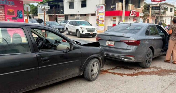 Choque alcance El Mante