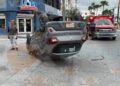 Choque dos vehículos en Reynosa