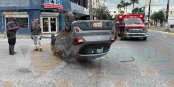 Choque dos vehículos en Reynosa