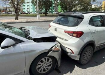 Choque periférico daños Matamoros