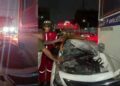 Choque taxi en el Centro de Monterrey