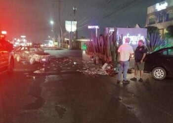 Choque vehículos daños Monterrey