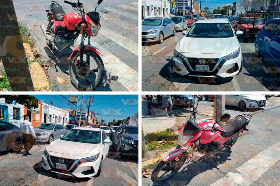 Ciudad Victoria Motociclista choque (1)