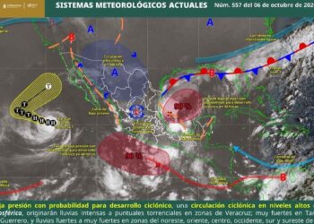 Clima dos posibles ciclones