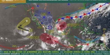 Clima dos posibles ciclones