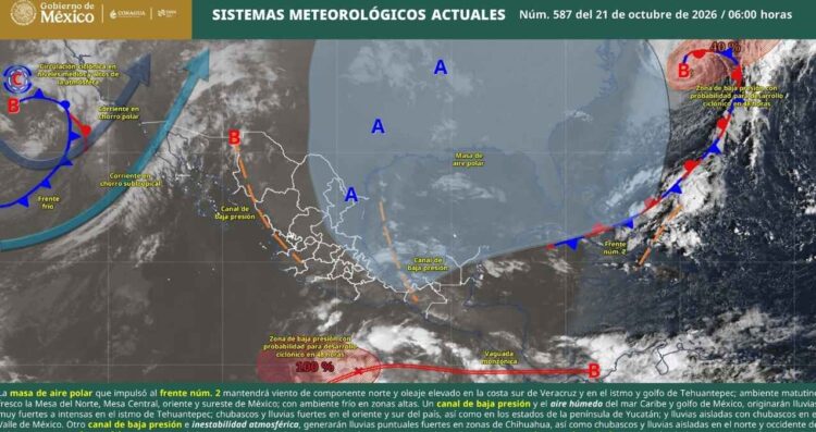 Clima miércoles bajas temperaturas