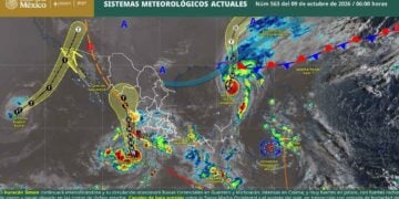 Clima precipitaciones huracán Simón