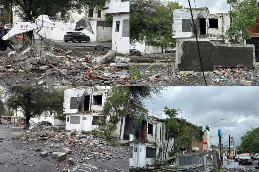 Colapsa habitación en Monterrey