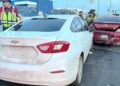 Conductora dormida choque Nuevo Laredo