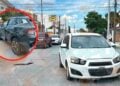 Conductores chocan en Victoria