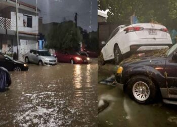 Corriente vehículos en Santa Catarina