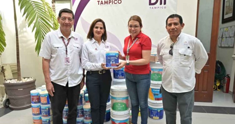 DIF Tampico pintura Comex