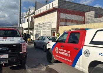 Derrumbe zanja trabajador Monterrey