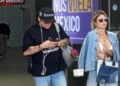 Edwin Luna y Kimberly Flores llegan juntos a Monterrey tras pausa matrimonial