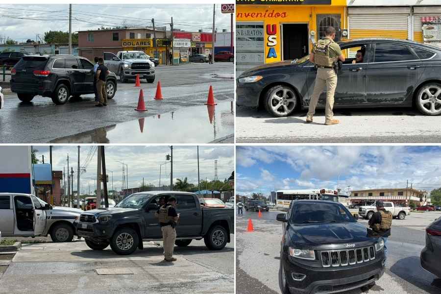 Fiscalía operativo vehicular Matamoros