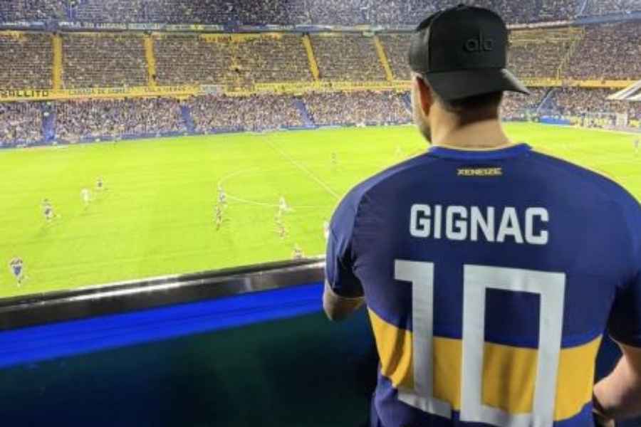 Gignac gira por Argentina