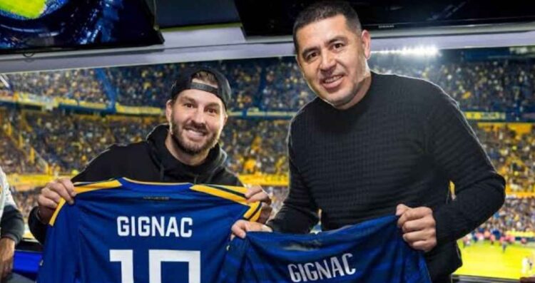 Gignac gira por Argentina