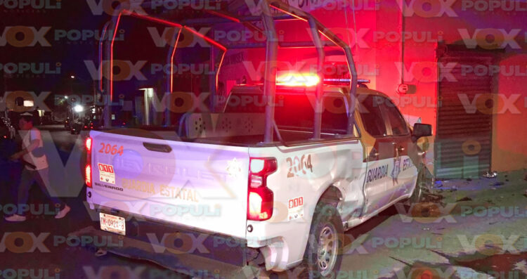 Guardia Estatal choca Ciudad Victoria