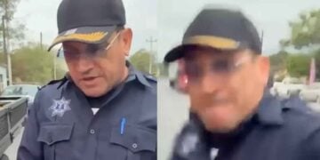 Graban presunta agresión de agente de Tránsito contra conductor en Hidalgo, Nuevo León