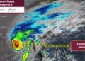 Huracán Isaías en categoría 3