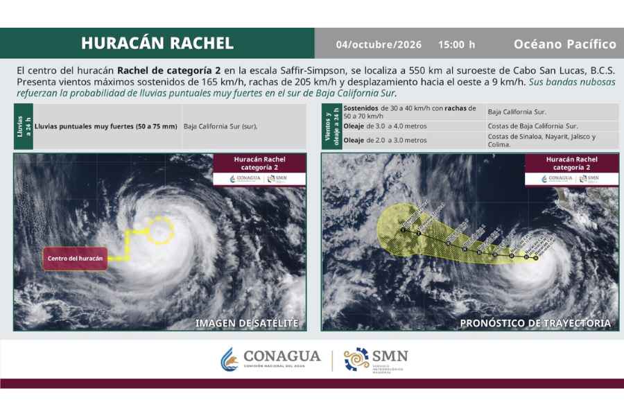 Huracán Rachel de categoría 2 (1)