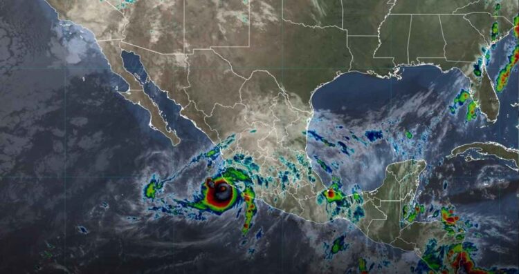 Huracán Simón trayectoria Jalisco