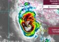 Huracán 'Trudy' lluvias torrenciales