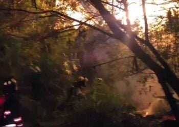 Incendio tejabán en Monterrey