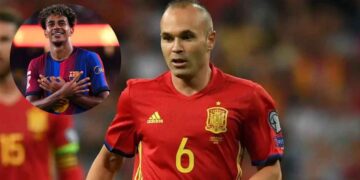 Iniesta Lamine Yamal Barcelona